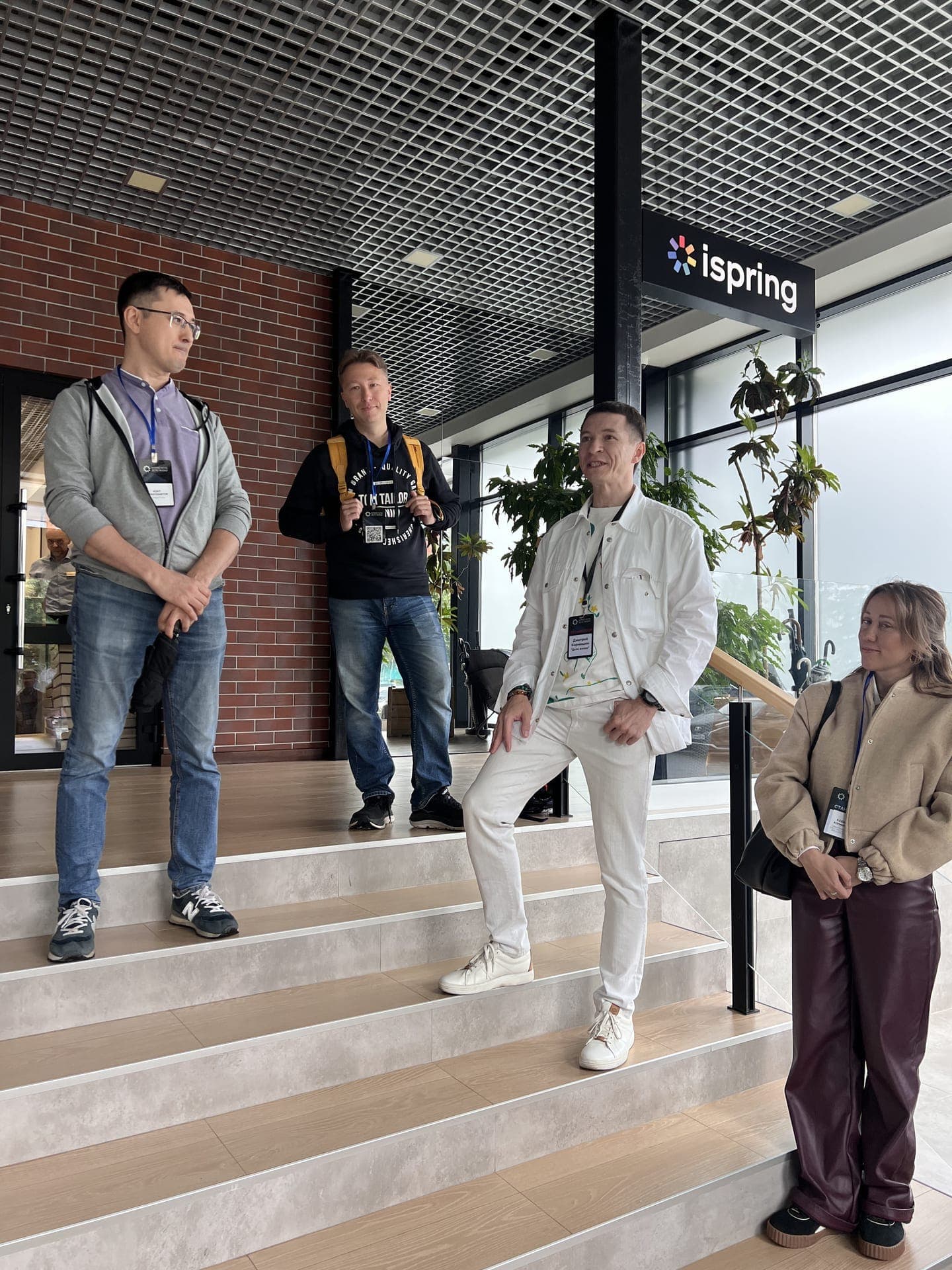 Спикеры iSpring перед группой