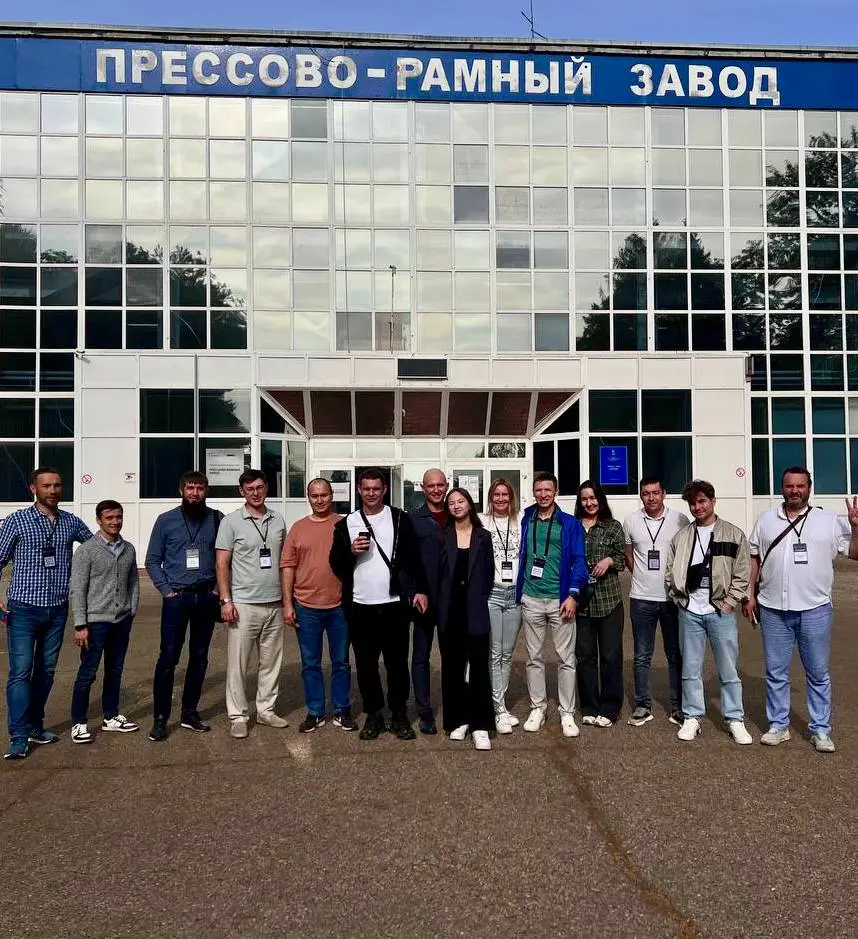 Участники Лиги эффективности на заводе КАМАЗ